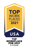 TOP WORK PLACES 2021. USA. TOP WORKPLACE FOR 2021 By Energage